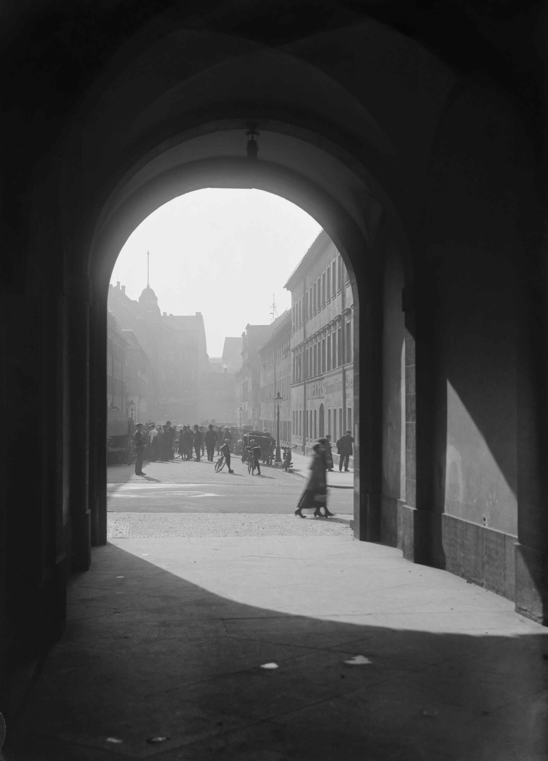 Chemnitz, Blick ins Stadtzentrum, Aufnahme um 1910 von Paul Wolff