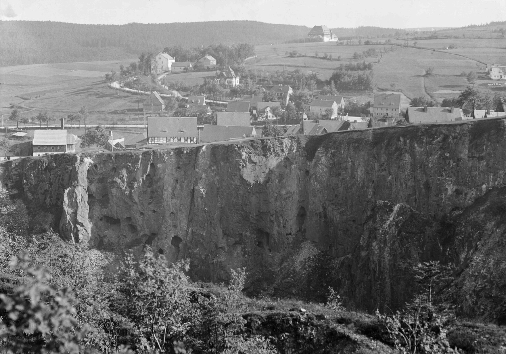 Altenberg, Die Pinge, Aufnahme nach 1927 von Paul Wolff 